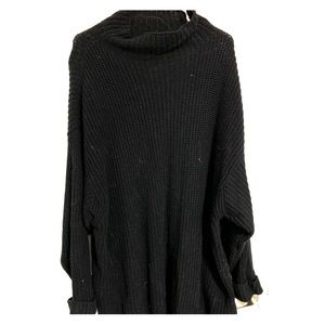 Black boyfriend turtleneck sweater!